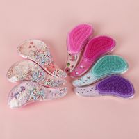 Cute Color Block Flower Ps Hair Combs 1 Piece main image 2