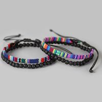 Retro Geometric Cloth Knitting Unisex Bracelets 1 Piece main image 3