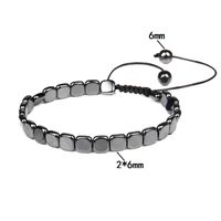 Retro Geometric Metal Handmade Men's Bracelets 1 Piece sku image 10