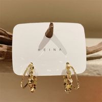 1 Pair Basic C Shape Irregular Alloy Ear Studs main image 1