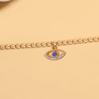 Fashion Devil's Eye Alloy Rhinestones Women's Anklet 1 Piece main image 4