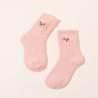 Kid's Cute Solid Color Polyester Crew Socks main image 3