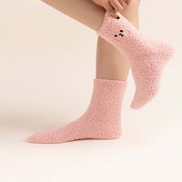 Kid's Cute Solid Color Polyester Crew Socks main image 2