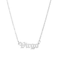 Fashion Constellation Alloy Women's Pendant Necklace 1 Piece sku image 23