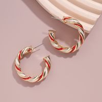 1 Pair Fashion C Shape Alloy Ear Studs main image 1