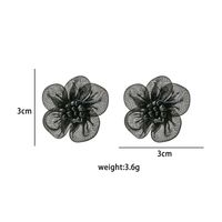 Simple Style Flower Cloth Lace Women's Ear Studs 1 Pair main image 2