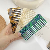 Retro Rectangle Acetic Acid Sheets Hair Combs 1 Piece main image 5