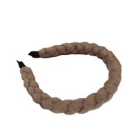 Simple Style Solid Color Cloth Knitting Hair Band 1 Piece main image 4