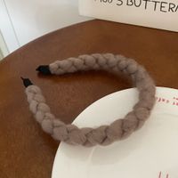 Simple Style Solid Color Cloth Knitting Hair Band 1 Piece sku image 5