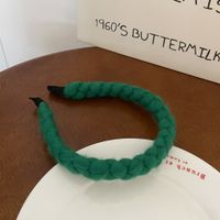 Simple Style Solid Color Cloth Knitting Hair Band 1 Piece sku image 3