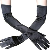 Women's Fashion Solid Color Cloth Gloves main image 4