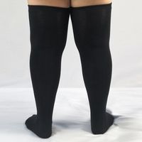 Unisex Casual Solid Color Cotton Over The Knee Socks main image 2