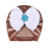 Fashion Snowflake Bowknot Baby Hat sku image 7