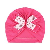 Children Unisex Cute Bow Knot Printing Baby Hat sku image 4