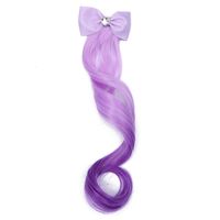 Princess Gradient Color Cloth Bowknot Hair Clip main image 3