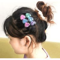 Cartoon Style Heart Shape Pu Leather Hair Clip 1 Piece main image 3