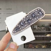 Classic Style Solid Color Rhinestone Hair Clip sku image 53