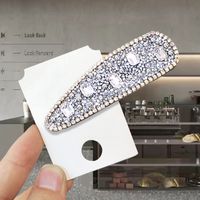 Classic Style Solid Color Rhinestone Hair Clip sku image 52