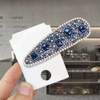 Classic Style Solid Color Rhinestone Hair Clip sku image 54