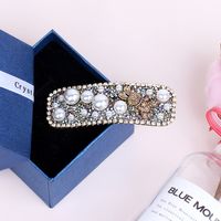 Classic Style Solid Color Rhinestone Hair Clip sku image 44