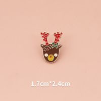 Cartoon Style Snowman Snowflake Elk Alloy Enamel Unisex Brooches sku image 14