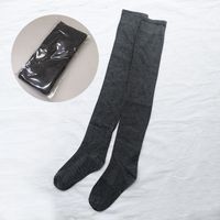 Unisex Casual Solid Color Cotton Over The Knee Socks sku image 2