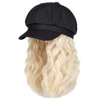 Women's Casual Fashion Brown White Casual Party High Temperature Wire Curls Wigs main image 9