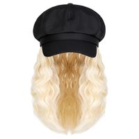 Women's Casual Fashion Brown White Casual Party High Temperature Wire Curls Wigs main image 10