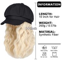Women's Casual Fashion Brown White Casual Party High Temperature Wire Curls Wigs main image 8