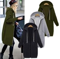 Women'S Simple Style Solid Color Zipper Hoodie main image 5