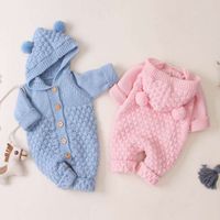 Cute Solid Color Cotton Baby Clothes main image 3