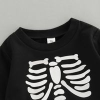Halloween Fashion Skeleton Cotton Baby Clothing Sets main image 4