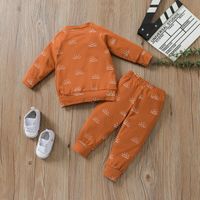 Casual Sun Printing Cotton Boys Clothing Sets main image 5