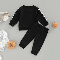 Halloween Fashion Skeleton Cotton Baby Clothing Sets main image 5