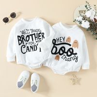 Fashion Letter Cotton Printing Baby Clothes main image 1