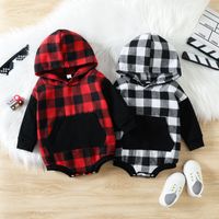 Fashion Plaid Cotton Baby Clothes main image 2