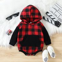 Fashion Plaid Cotton Baby Clothes sku image 5