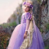 Children's Day Fashion Colorful Cotton Blend Polyester Girls Dresses sku image 7