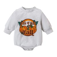 Halloween Fashion Pumpkin Cotton Baby Rompers main image 4