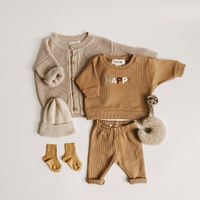 Fashion Letter Cotton Boys Clothing Sets main image 5