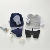Cute Stripe Cotton Baby Clothes main image 3