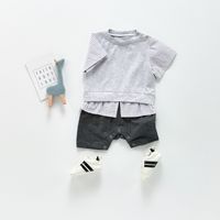 Cute Stripe Cotton Baby Clothes main image 5