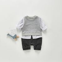 Cute Stripe Cotton Baby Clothes sku image 10