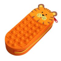 Silicone Decompression Pencil Case Multi-functional Student Stationery Box 1 Piece main image 4