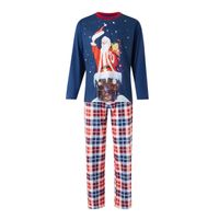 Cute Santa Claus Polyester Pants Sets Straight Pants Family Matching Outfits main image 2