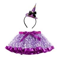 Halloween Princess Cartoon Polyester Girls Skirts main image 4