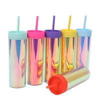 Fashion Solid Color Plastic Water Bottles main image 2