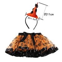 Halloween Princess Cartoon Polyester Girls Skirts main image 6