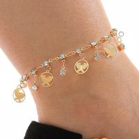 Simple Style Butterfly Zircon Iron Copper Wholesale Anklet main image 5