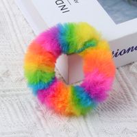 Simple Style Colorful Cloth Rib-knit Hair Tie 1 Piece sku image 7